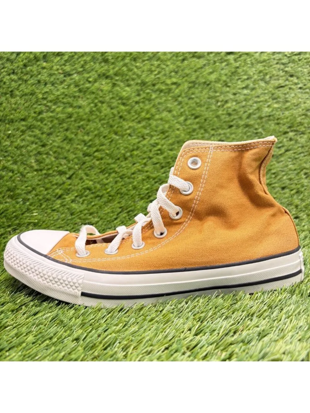 Converse Chuck Taylor All Star Hi Womens Size 7 Amber Athletic Shoes Sneakers